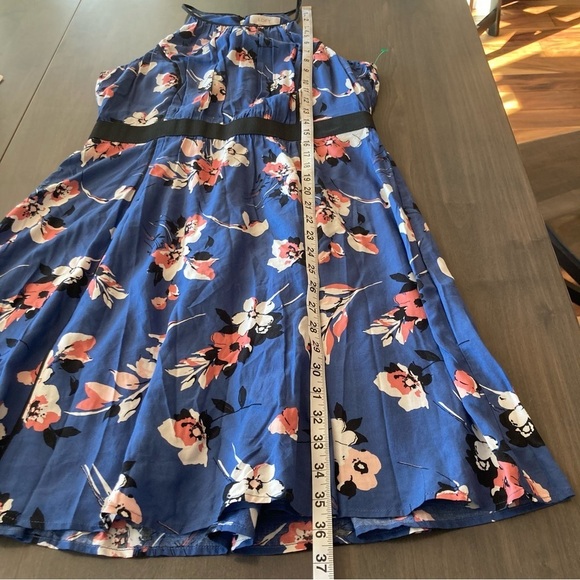 MWT Loft Halter Fit Flare Floral Dress 6 - Picture 11 of 12